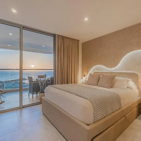 Elegant Sea View Loft Warm Design Airport 5 Min Apartamento Cartagena