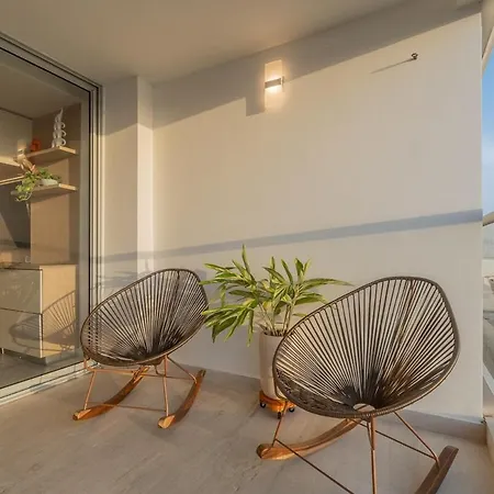 Elegant Sea View Loft Warm Design Airport 5 Min Cartagena
